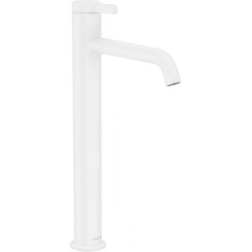 Baterie lavoar Hansgrohe Axor ONE 260 pentru lavoare tip bol ventil fix alb mat