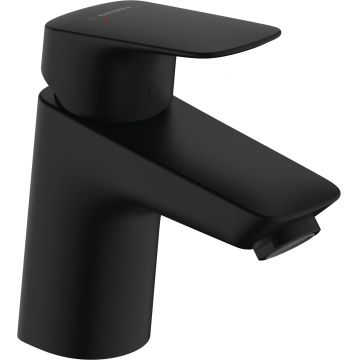 Baterie lavoar Hansgrohe Logis 70 ventil pop-up negru mat