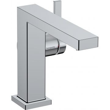 Baterie lavoar Hansgrohe Tecturis E 110 Fine CoolStart ventil click-clack crom