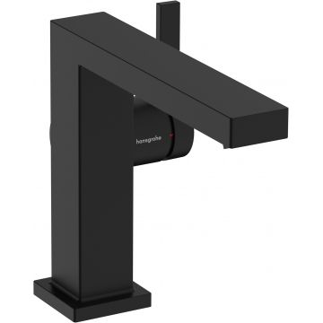 Baterie lavoar Hansgrohe Tecturis E 110 Fine CoolStart ventil click-clack negru mat