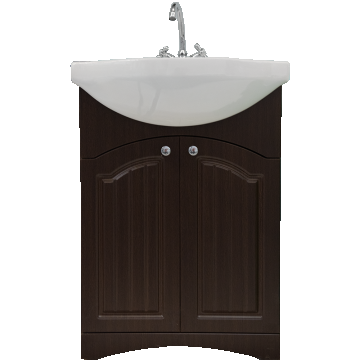 Baza cu lavoar Sanitop Rixos, MFD-PAL, wenge, 58 x 31 x 81 cm Baza cu lavoar Sanitop Rixos, MFD-PAL, wenge, 58 x 31 x 81 cm