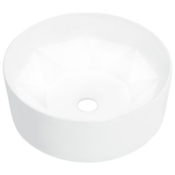 Chiuvetă de baie alb 36 x 14 cm ceramică