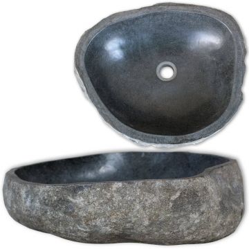 Chiuvetă din piatră de râu 30-37 cm oval