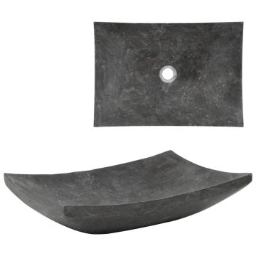Chiuvetă negru 50 x 35 x 12 cm marmură