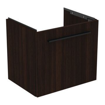 Dulap baza suspendat Ideal Standard i.life S cu un sertar 50cm stejar cafeniu