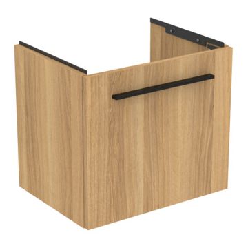 Dulap baza suspendat Ideal Standard i.life S cu un sertar 50cm stejar natural
