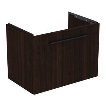 Dulap baza suspendat Ideal Standard i.life S cu un sertar 60cm stejar cafeniu