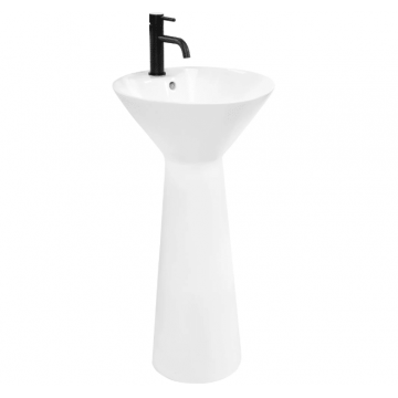 Lavoar ceramic freestanding Rea River Alb Lucios