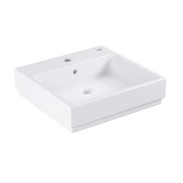 Lavoar Grohe Cube Ceramic 50cm montare pe blat PureGuard alb