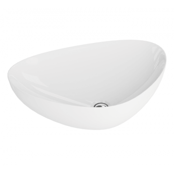 Lavoar pe blat Amora 59x39x13,5 cm Alb