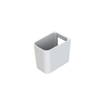 Semipiedestal CeraStyle Noura, alb, inaltime 280 mm, latime 210 mm
