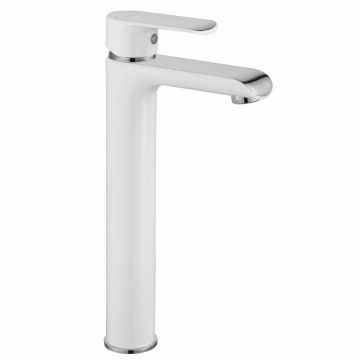 Baterie lavoar inalta Rea Bloom monocomanda alb - crom