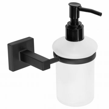 Dozator sapun lichid Rea 322197 finisaj alb - negru