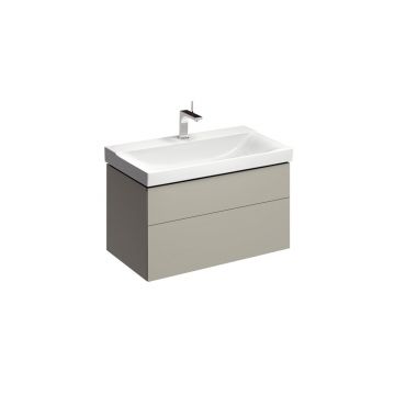 Dulap baza pentru lavoar suspendat Geberit Xeno2 2 sertare 88 cm