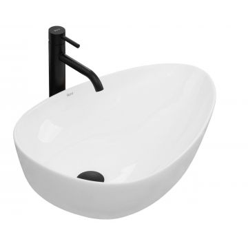 Lavoar asimetric pe blat Rea Greta 56 cm