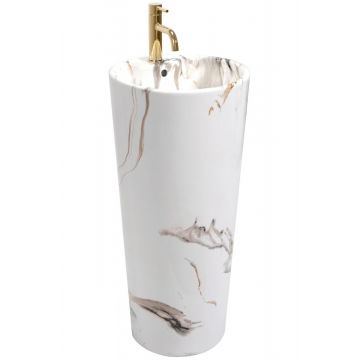 Lavoar freestanding Rea Blanka stil marmura mat