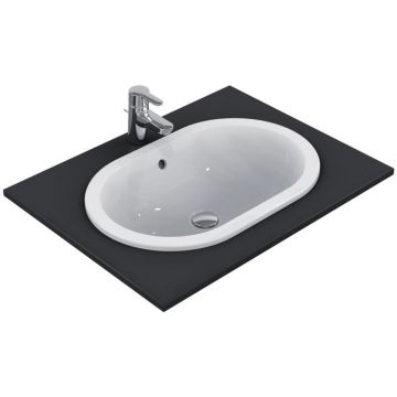 Lavoar Ideal Standard Connect Oval 62x41cm, fara orificiu baterie - E504901