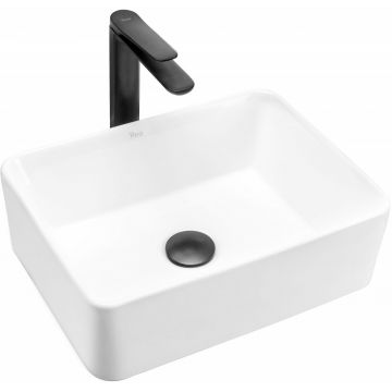 Lavoar mini alb pe blat Rea Anita 41 cm