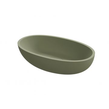 Lavoar oval tip bol Riho Escala 55x32cm Solid Surface verde