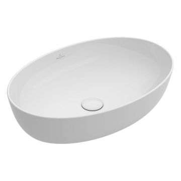 Lavoar pe blat, Artis, Villeroy-Boch, oval, 61 cm, alb