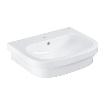 Lavoar pe blat Grohe Euro Ceramic alb Alpine White 60 cm
