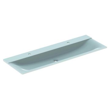 Lavoar pe mobilier Geberit Xeno2 cu orificiu baterie 140 cm alb