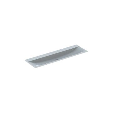 Lavoar pe mobilier Geberit Xeno2 fara orificiu baterie 160 cm alb