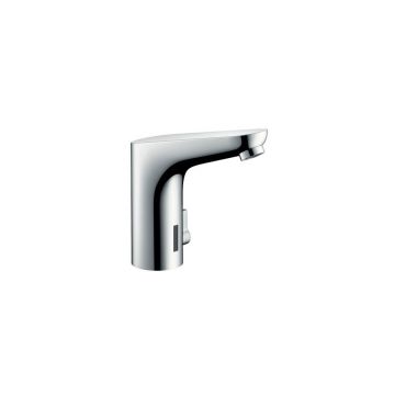 Baterie lavoar electronica Hansgrohe Focus cu acumulator si reglaj temperatura crom