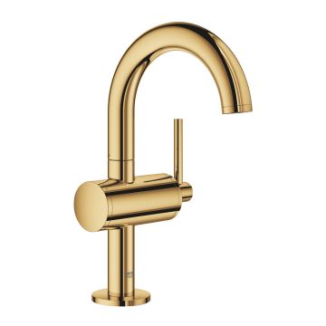 Baterie lavoar Grohe Atrio M monocomanda auriu lucios Cool Sunrise