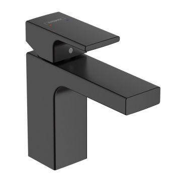 Baterie lavoar Hansgrohe Vernis Shape 100 monocomanda negru mat