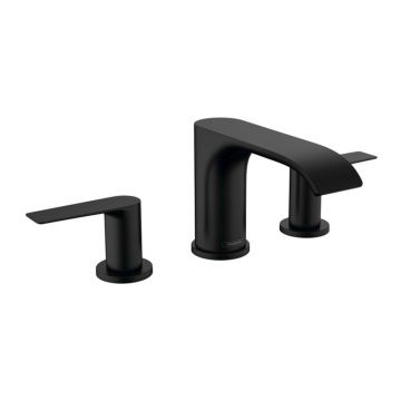 Baterie lavoar Hansgrohe Vivenis 90 cu 3 elemente si ventil Pop-Up negru mat