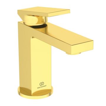 Baterie lavoar Ideal Standard Atelier Extra auriu periat cu ventil Pop-Up metalic