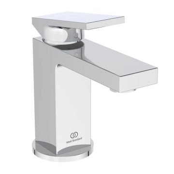 Baterie lavoar Ideal Standard Atelier Extra Piccolo crom lucios cu ventil Pop-Up metalic