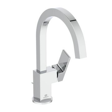 Baterie lavoar Ideal Standard Atelier Extra pipa rotativa crom lucios cu ventil Pop-Up