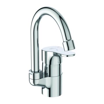 Baterie lavoar Ideal Standard Cerabase BlueStart crom cu ventil Click-Clack