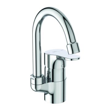 Baterie lavoar Ideal Standard Cerabase crom cu ventil Click-Clack