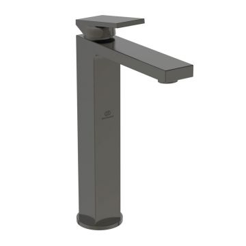 Baterie lavoar inalta Ideal Standard Atelier Extra gri Magnetic Grey cu ventil Pop-Up