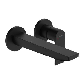 Baterie lavoar incastrata Hansgrohe Rebris E negru mat