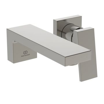 Baterie lavoar incastrata Ideal Standard Atelier Extra 160 argintiu Silver Storm fara corp ingropat