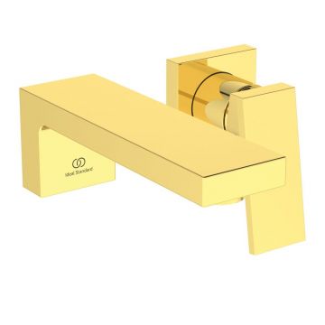Baterie lavoar incastrata Ideal Standard Atelier Extra 160 auriu periat fara corp ingropat