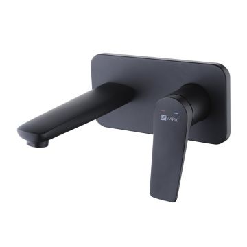 Baterie lavoar incastrata Lemark Bronx negru mat