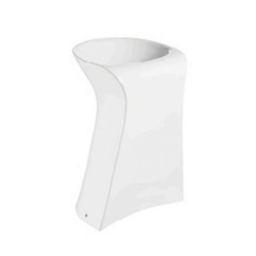Lavoar freestanding Fluminia Superbe alb 56 cm