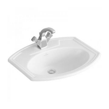 Lavoar incastrat Villeroy&Boch Century 60 cm alb lucios