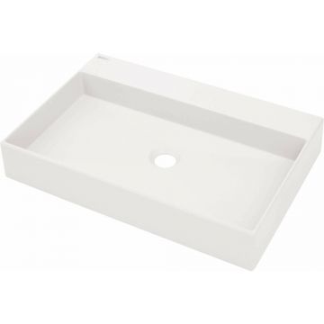Lavoar pe blat Deante Correo alb 40x60cm