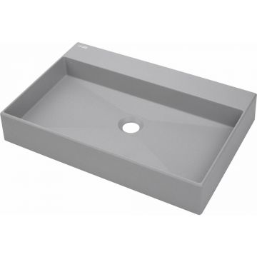 Lavoar pe blat Deante Correo gri-metalic 40x60cm