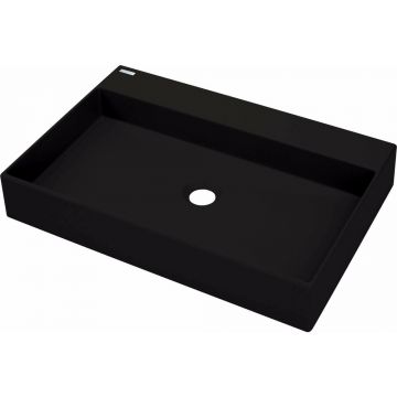 Lavoar pe blat Deante Correo negru-mat 40x60cm
