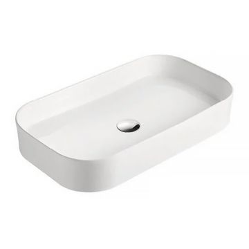 Lavoar pe blat Fluminia Capri alb 75 cm