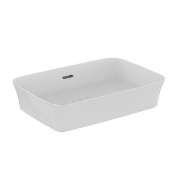 Lavoar pe blat Ideal Standard Atelier Ipalyss 55 cm alb lucios cu preaplin