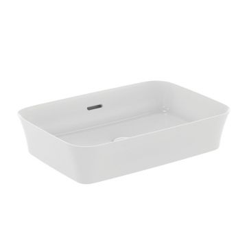 Lavoar pe blat Ideal Standard Atelier Ipalyss 55 cm alb mat cu preaplin