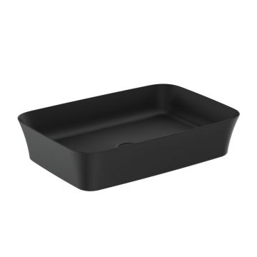 Lavoar pe blat Ideal Standard Atelier Ipalyss 55 cm negru mat